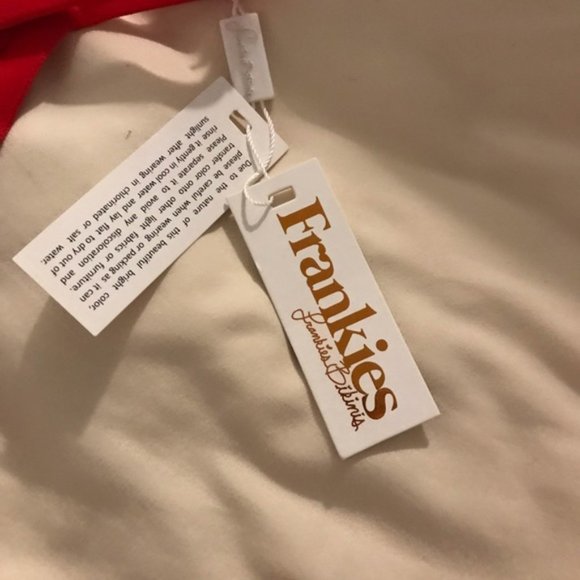 Frankie's Bikinis Red Swim Bikini - Picture 6 of 9